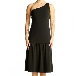 Banana Republic Black Midi Dress Size S